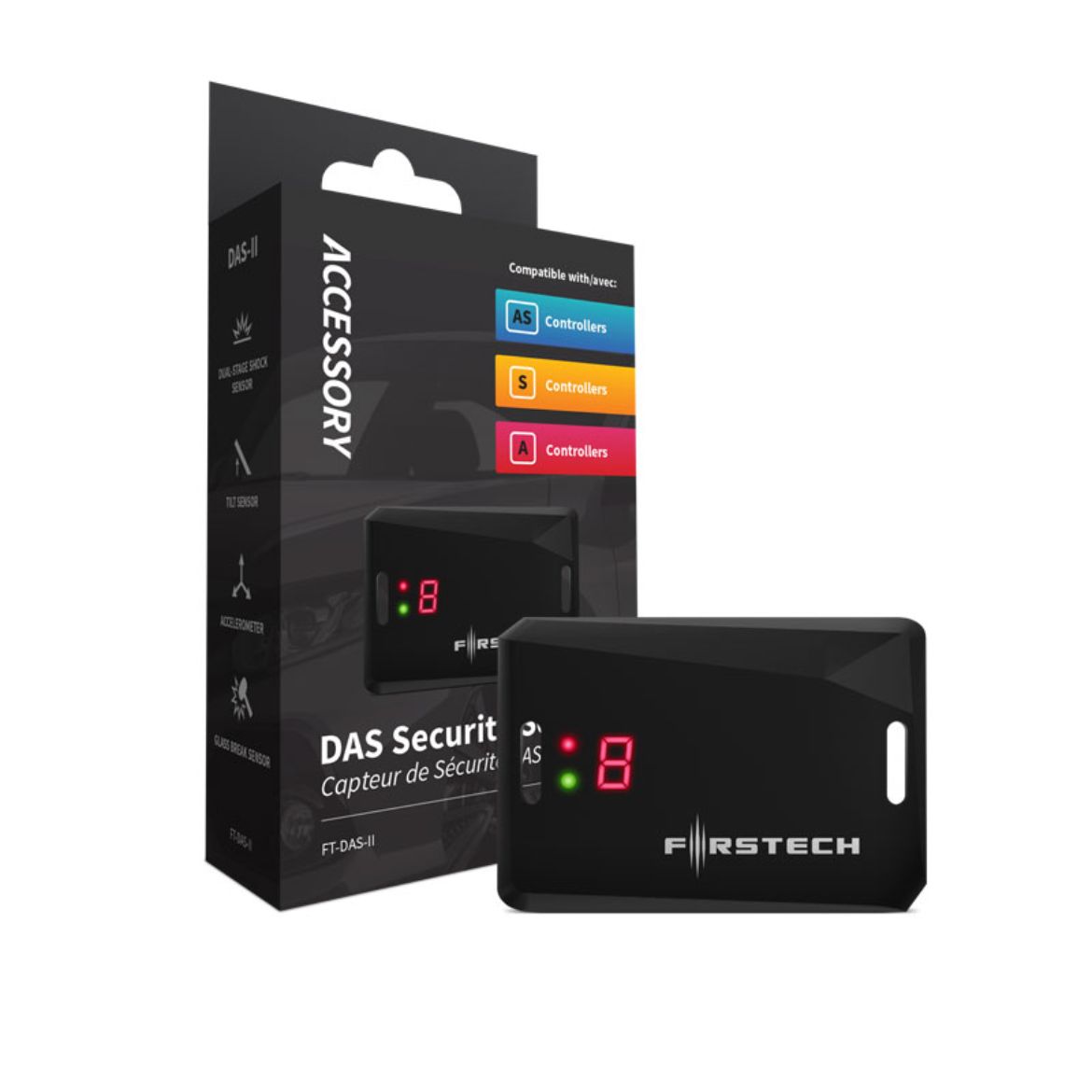 Picture of Firstech DAS Sensor Gen 2 (Dual Stage Impact, Tilt, Glass Break, and Accelometer)