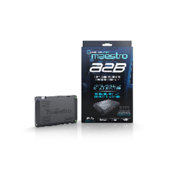 Advanced radio and amplifier replacement interface for vehicles with digital audio using A2B