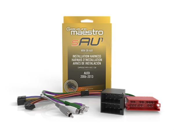MSR compatible radio replacement harness for select 2004-2014 Audi vehicles