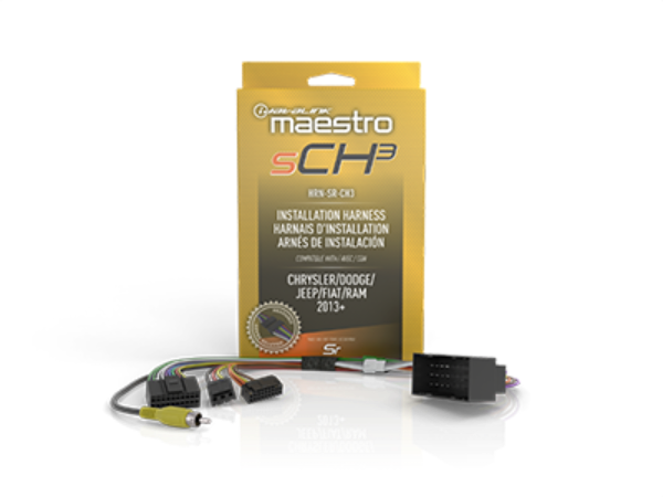 MSR compatible radio replacement harness for select Chrysler, Dodge, and Jeep vehicles 2005 and up