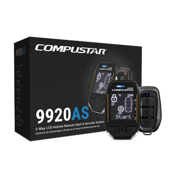 Compustar All in One 9920AS 2-Way LCD SS Alarm Start Kit