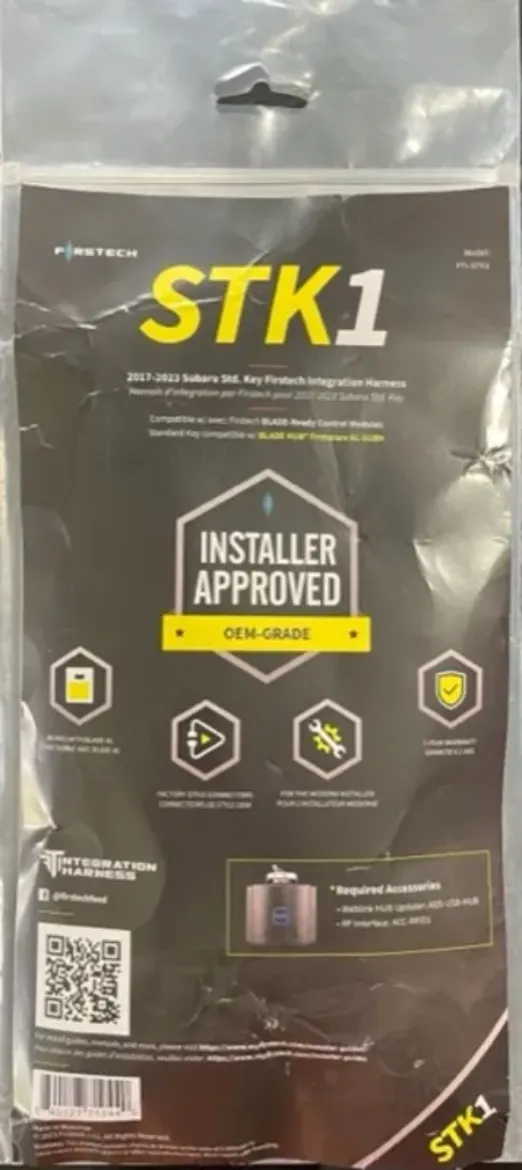 FTI T-Harness for Subaru Key 2017+
